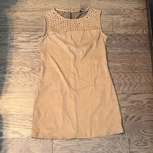 BeBop Tan Sleeveless Mini Dress